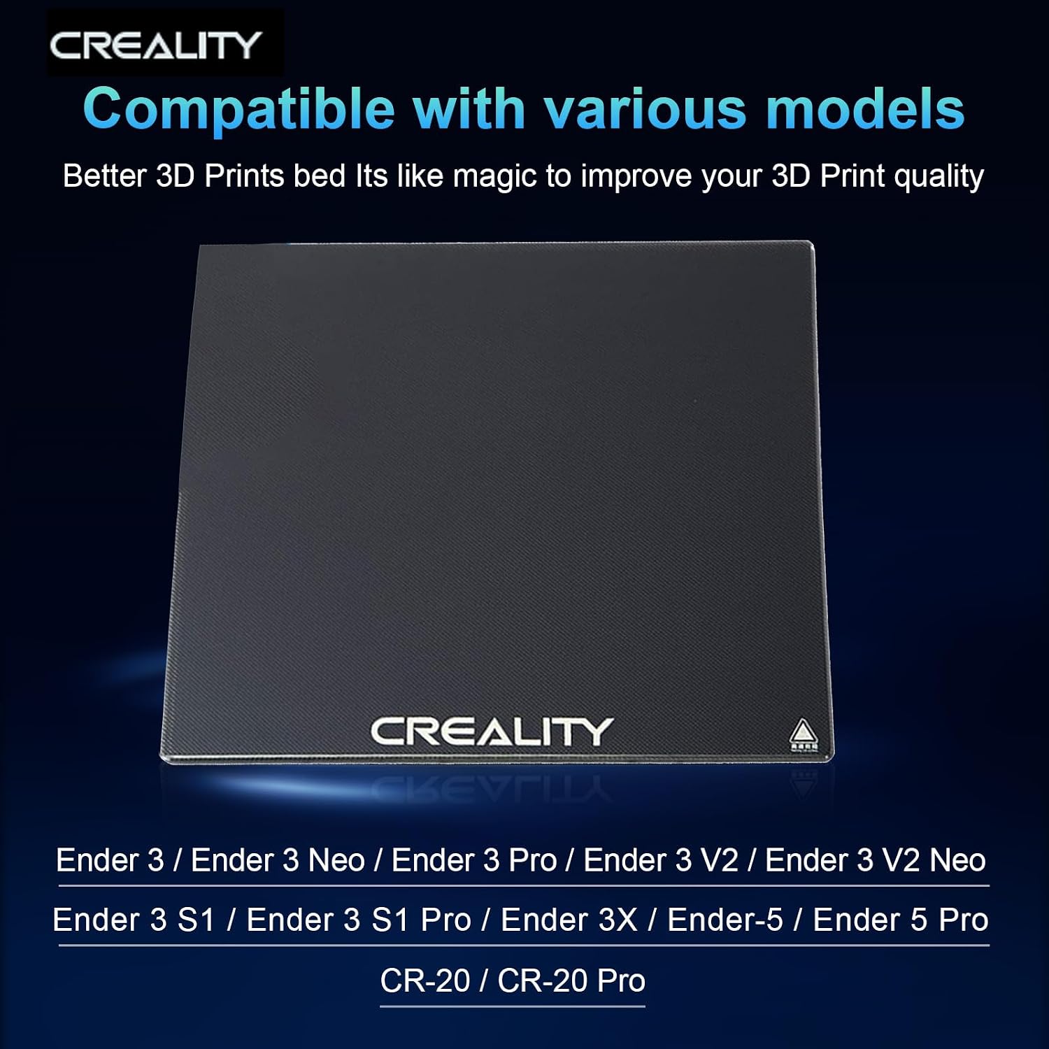 Официальная стеклянная платфор – обзор и цена Creality Printer Ender 3
