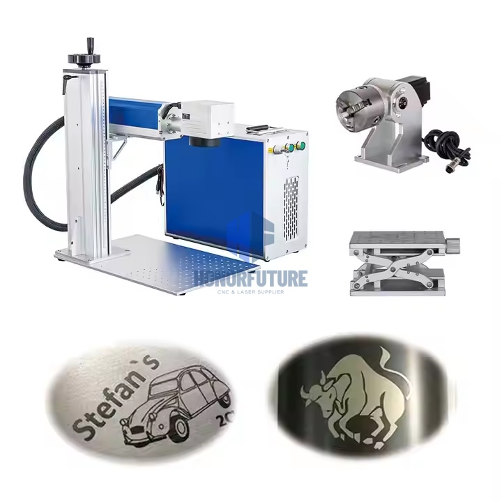 Настольный волоконный лазерный – обзор и цена Laser Marking Machine